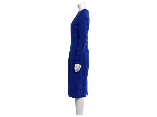 Diane Von Furstenberg Abito DvF Milena in crêpe blu Blu scuro - vista 3