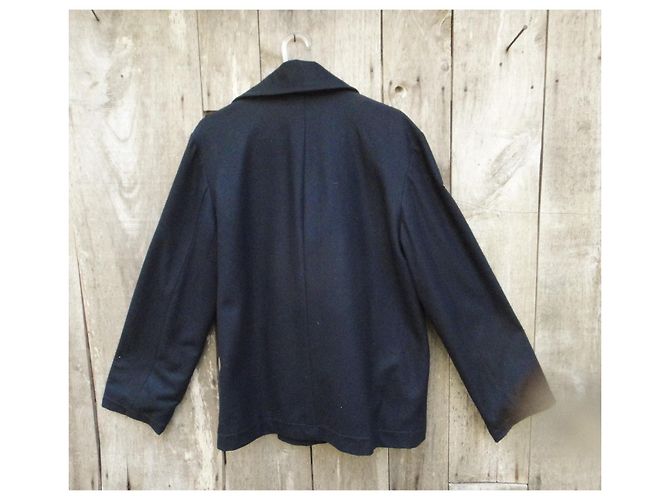 Autre Marque Navy Blue Wool Peacoat M - view 2