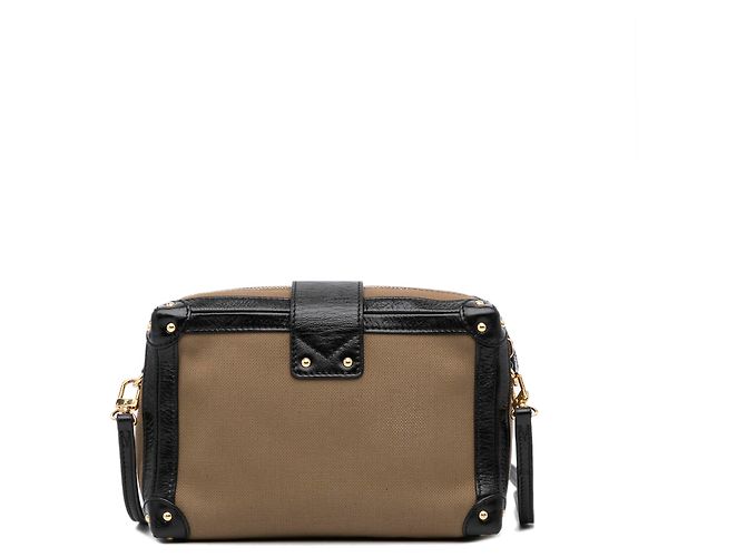 Louis Vuitton Marrone Petite Malle Morbido MM - vista 3
