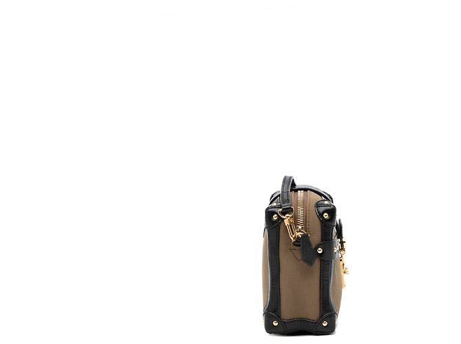 Louis Vuitton Marrone Petite Malle Morbido MM - vista 4