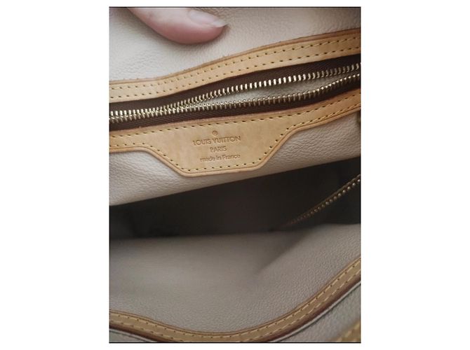 Bucket Borsa a secchiello Louis Vuitton Monogram Marrone Scuro Pelle - vista 5