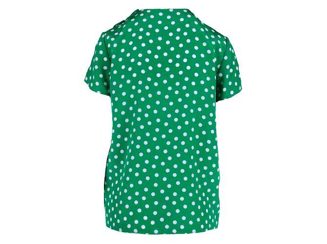 Top de bolinhas Miu Miu Verde - vista 2