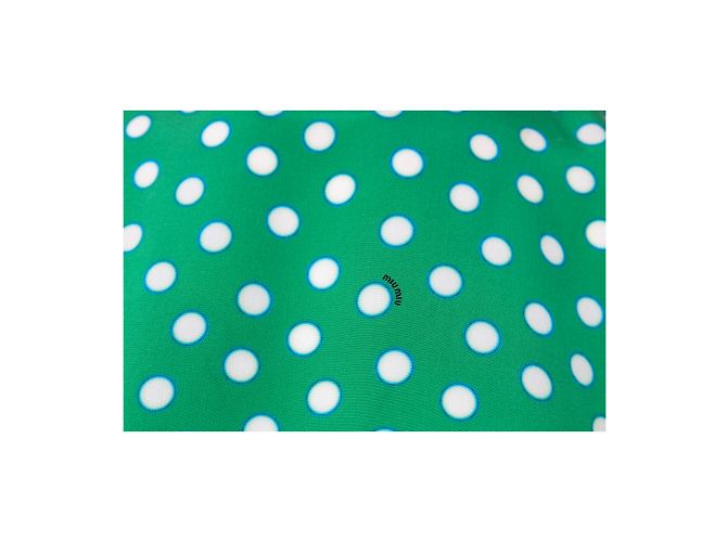 Top de bolinhas Miu Miu Verde - vista 4