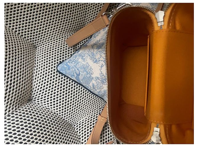Borsa Saddle Louis Vuitton Gialla in Pelle Giallo - vista 10
