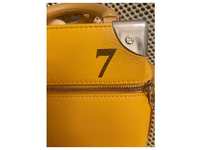 Borsa Saddle Louis Vuitton Gialla in Pelle Giallo - vista 11