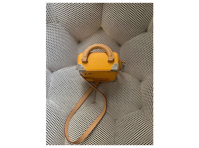 Borsa Saddle Louis Vuitton Gialla in Pelle Giallo - vista 12