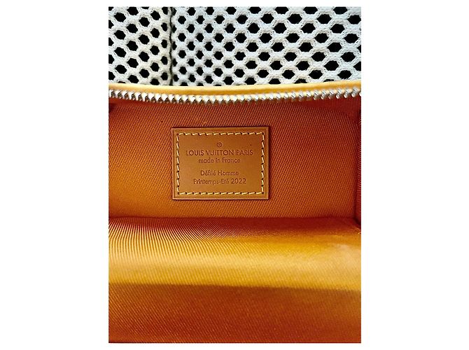 Borsa Saddle Louis Vuitton Gialla in Pelle Giallo - vista 9