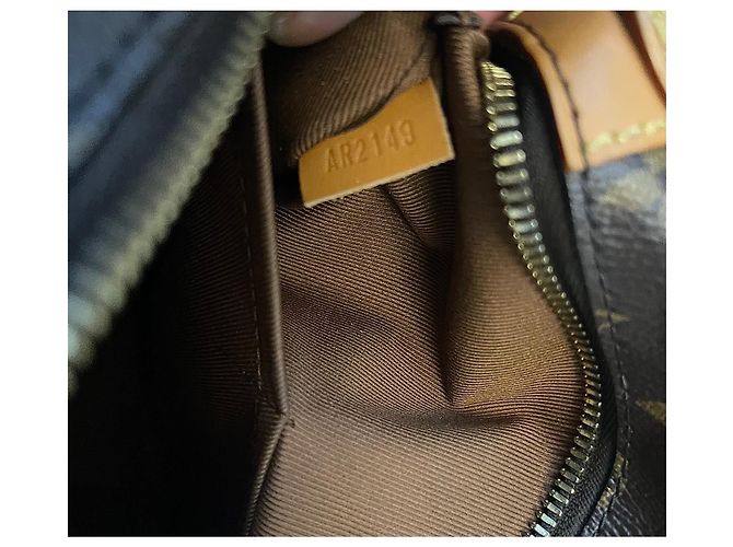 Borsa Louis Vuitton Soft Trunk Marrone in Tela - vista 13
