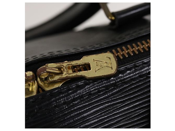 Louis Vuitton Epi Keepall 45 Borsa Boston Noir M42972 LV Aut 45120 Nero - vista 20