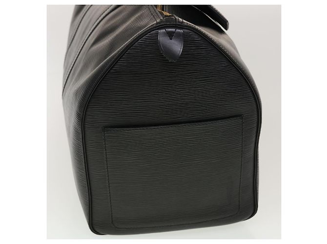 Louis Vuitton Epi Keepall 45 Borsa Boston Noir M42972 LV Aut 45120 Nero - vista 4