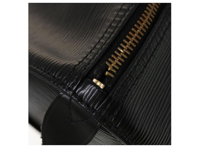 Louis Vuitton Epi Keepall 45 Borsa Boston Noir M42972 LV Aut 45120 Nero - vista 7
