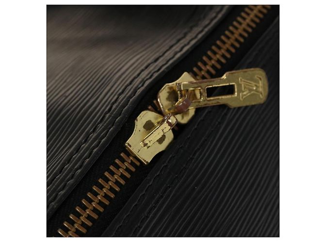 Louis Vuitton Epi Keepall 45 Borsa Boston Noir M42972 LV Aut 45120 Nero - vista 8