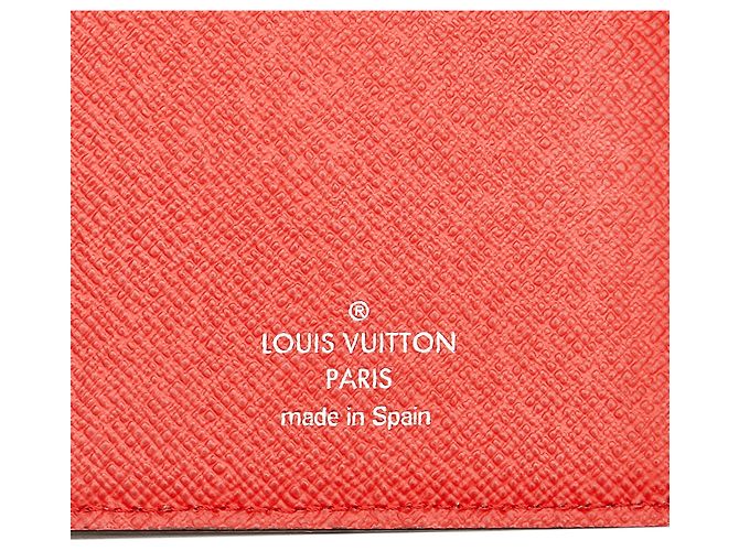 Cartera larga Louis Vuitton Red x Supreme Epi Brazza Roja - vista 8