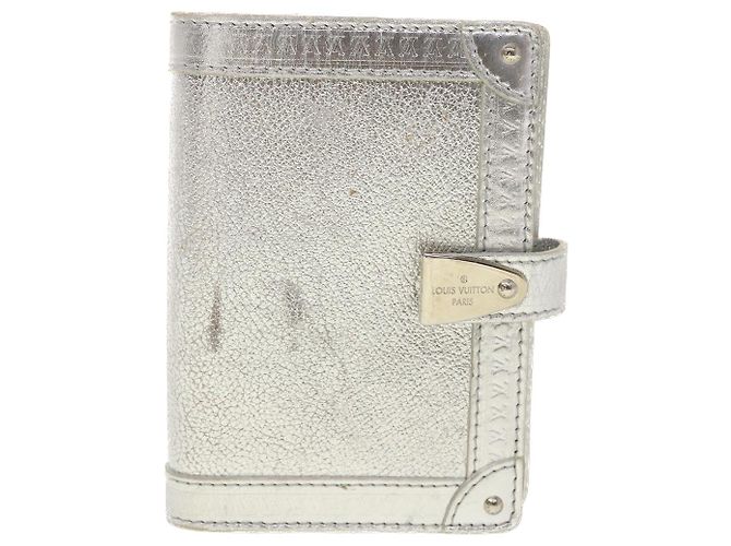 LOUIS VUITTON Agenda Partner Day Planner Copertina Suhari Silver R21032 auth 45096 Argento - vista 13