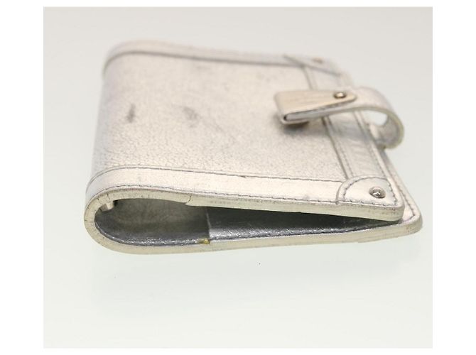 LOUIS VUITTON Agenda Partner Day Planner Copertina Suhari Silver R21032 auth 45096 Argento - vista 4