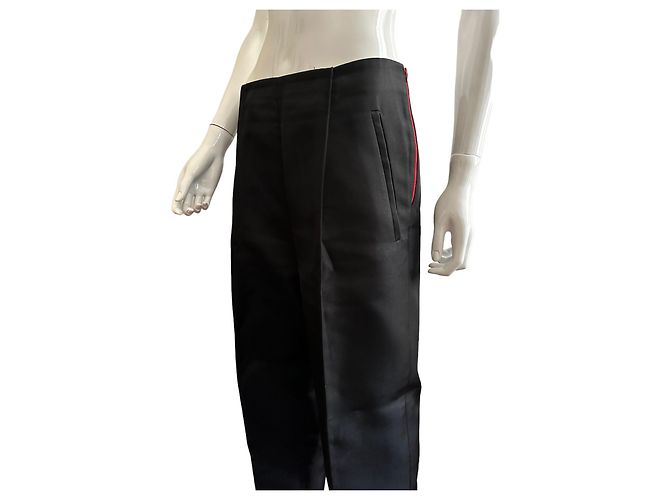 Acne Pantalón negro poli zanahoria - vista 12