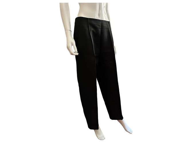 Acne Pantalón negro poli zanahoria - vista 13