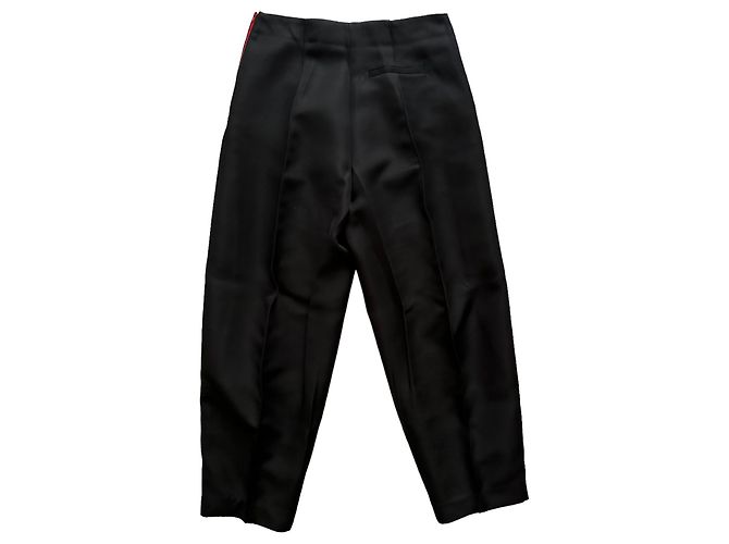 Acne Pantalón negro poli zanahoria - vista 2