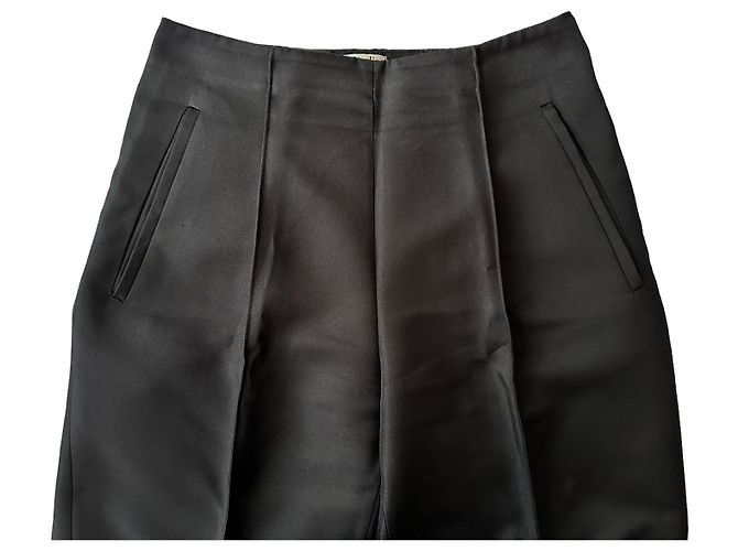 Acne Pantalón negro poli zanahoria - vista 8