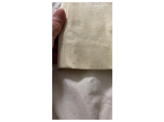 Isabel Marant GIROKIA Kunstlederhose creme - Ansicht 9