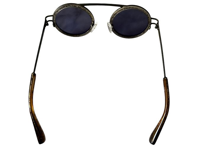 Yohji Yamamoto Sparkling rounded sunglasses - view 3