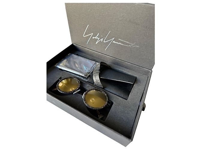 Yohji Yamamoto Sparkling rounded sunglasses - view 9