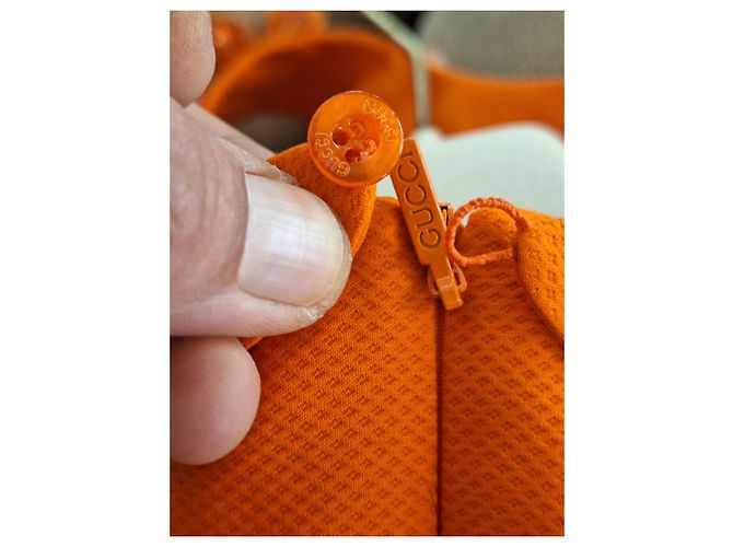 Orangefarbenes Mädchenkleid von Gucci - Ansicht 10