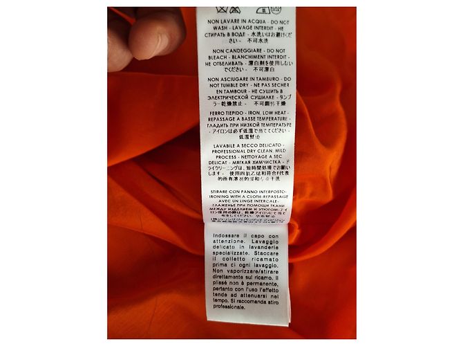 Orangefarbenes Mädchenkleid von Gucci - Ansicht 8