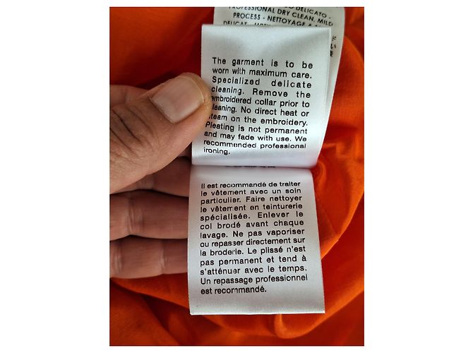 Orangefarbenes Mädchenkleid von Gucci - Ansicht 9