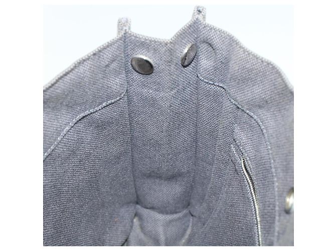 Hermès HERMES Sac Arne Handtasche Canvas Leder Grau Auth bs6147 Braun - Ansicht 18