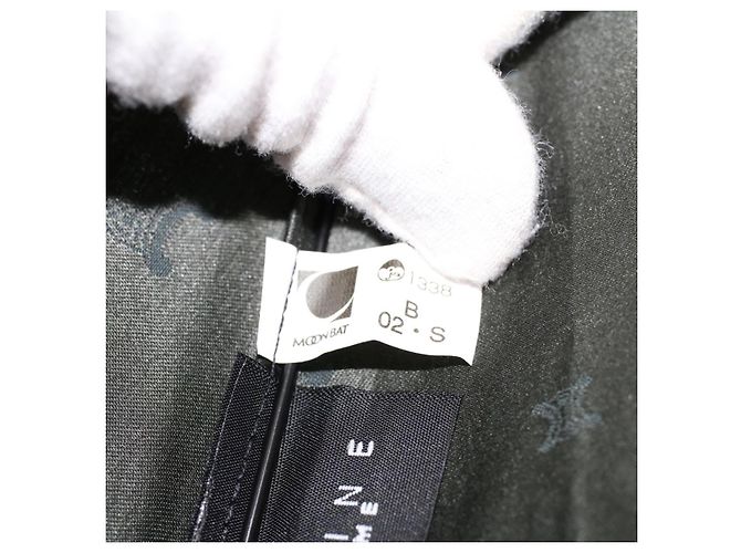Céline CELINE Macadam Canvas Taschenschirm Nylon Grün Braun Auth Ar9574 - Ansicht 10