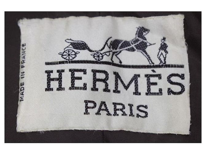 Hermès *** Hermes estola de piel de coyote Castaño - vista 3
