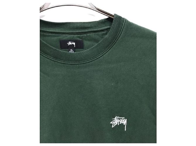 Autre Marque ****STUSSY Felpa a maniche lunghe verde - vista 4