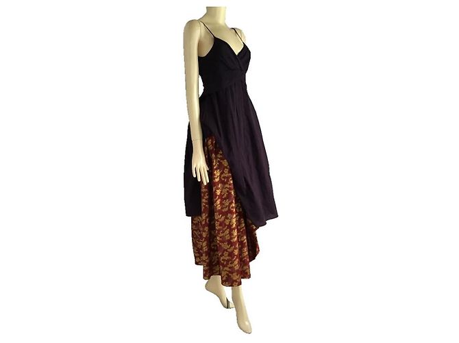 Autre Marque ***Conjunto de túnica de saia feito sob encomenda Vermelho Azul - vista 2