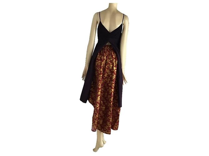 Autre Marque ***Conjunto de túnica de saia feito sob encomenda Vermelho Azul - vista 5