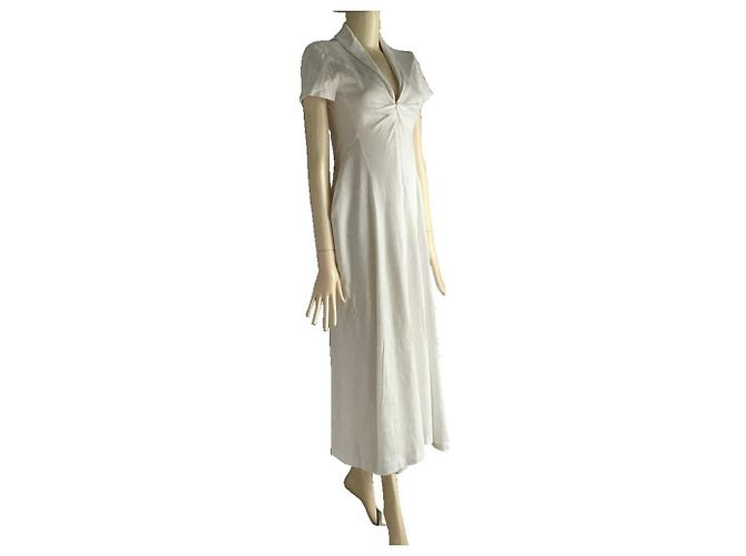 Autre Marque ***Vestido maxi hecho a pedido Blanco - vista 3