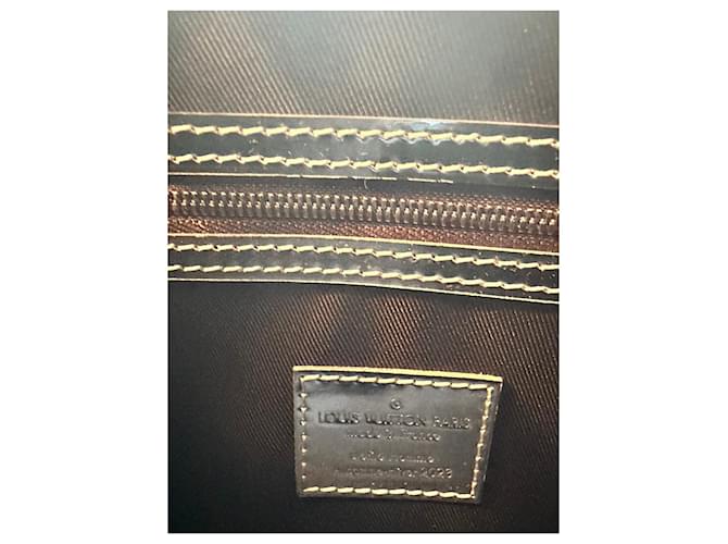 Abbesses Louis Vuitton Keepall 35 Nebula Marron Argenté - vue 7