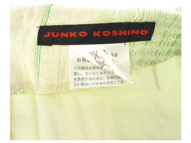 Autre Marque ***Falda asimétrica de lino Junko Koshino Verde - vista 4