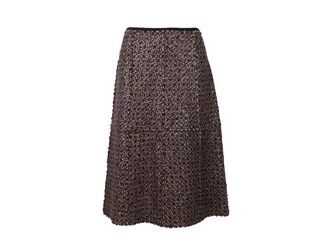 Falda de lana adornada con lentejuelas de Tory Burch Púrpura - vista 2