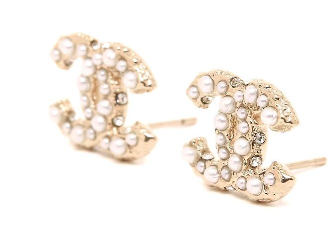 Chanel CC DIAMANTEN UND PERLEN Golden - Ansicht 3