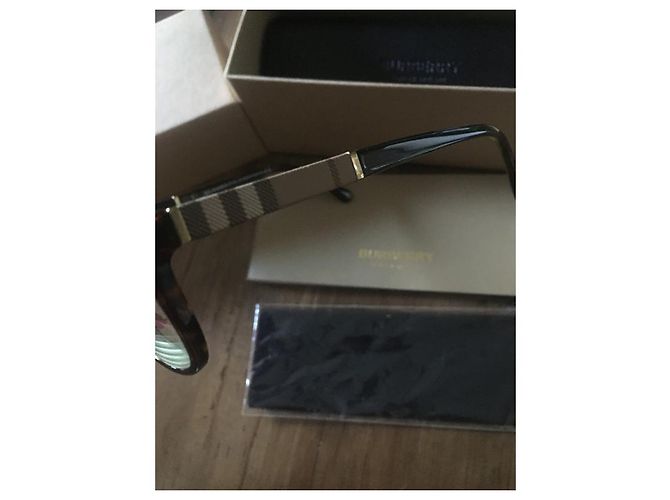 Gafas de sol Burberry Marrón claro Celulosa - vista 7