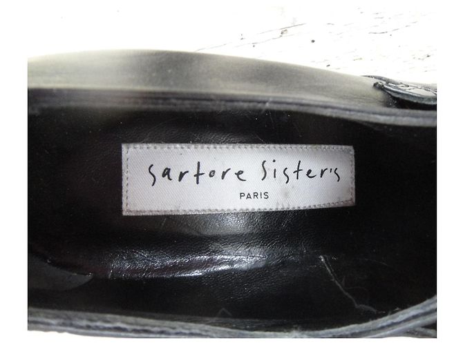 Mocassini Sartore 37 Nuova Condizione Nero - vista 3