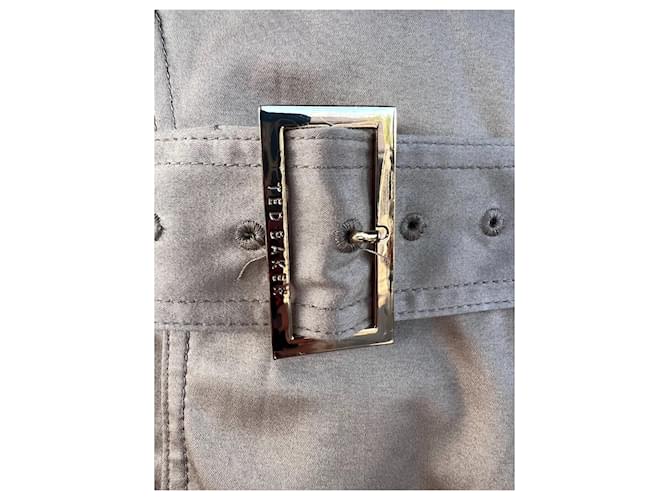 Vestido elástico Ted Baker beige de algodón - vista 3