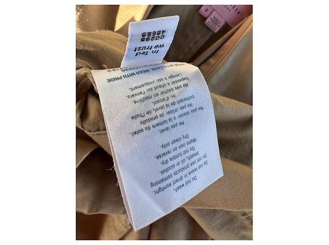 Vestido elástico Ted Baker beige de algodón - vista 5