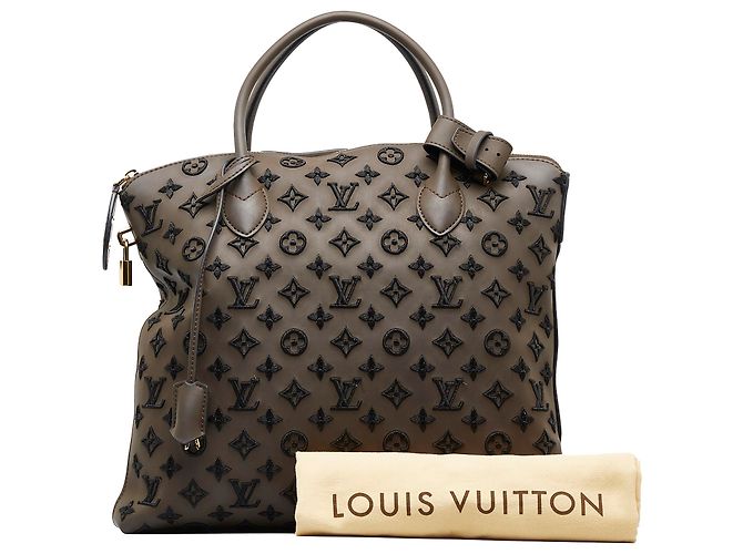 Louis Vuitton Monogram Addiction Marrone Lockit Verticale MM - vista 12