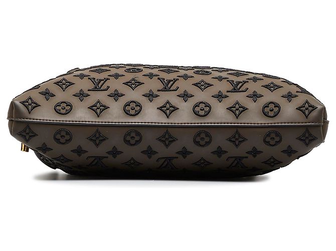 Louis Vuitton Monogram Addiction Marrone Lockit Verticale MM - vista 4