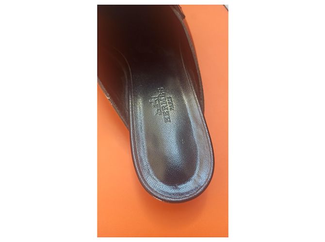 Hermès Vincennes mules size 40 Black - view 10