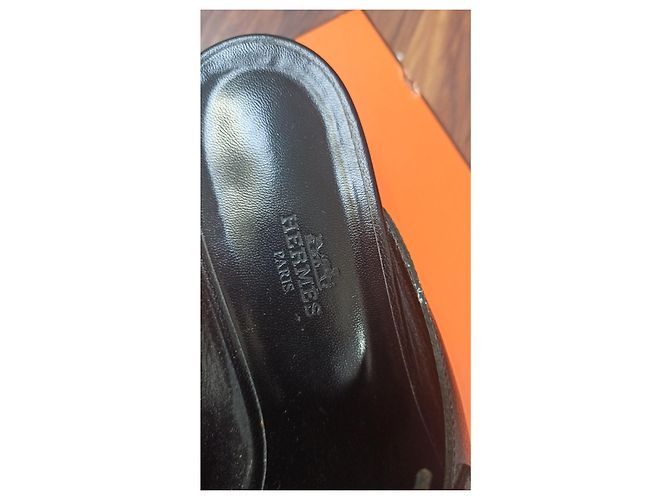 Hermès Vincennes mules size 40 Black - view 5