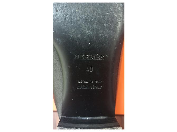 Hermès Vincennes mules size 40 Black - view 6