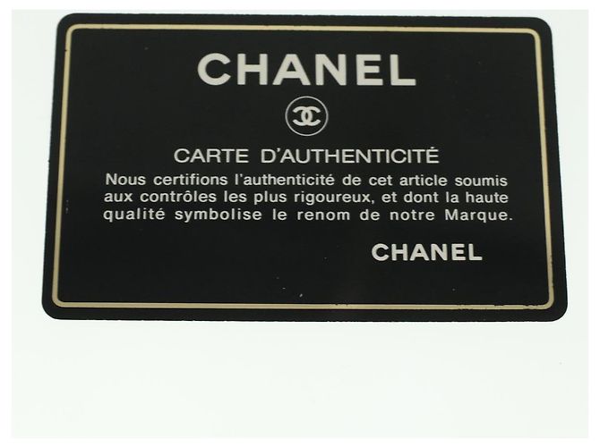 CHANEL Chain Choco Bar Umhängetasche Canvas Marine Silber Rot CC Auth 45611 Marineblau - Ansicht 22